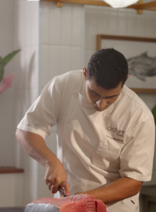 Chef Danilo Maciel, do restaurante Oizumi